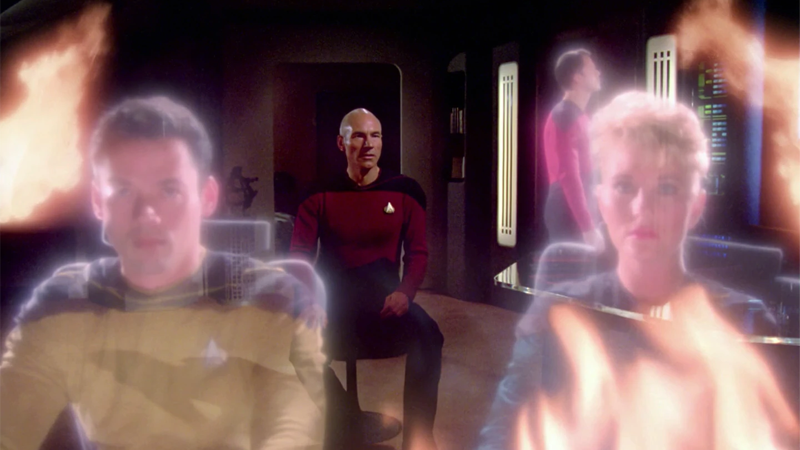 Picard is haunted by ghosts of his early command.